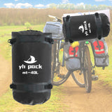 Maxbell Waterproof Duffel Bag Universal Spacious Capacity for Kayaking Travel Hiking black 40L