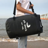 Maxbell Waterproof Duffel Bag Universal Spacious Capacity for Kayaking Travel Hiking black 40L