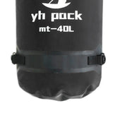 Maxbell Waterproof Duffel Bag Universal Spacious Capacity for Kayaking Travel Hiking black 40L