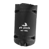 Maxbell Waterproof Duffel Bag Universal Spacious Capacity for Kayaking Travel Hiking black 80L