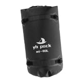 Maxbell Waterproof Duffel Bag Universal Spacious Capacity for Kayaking Travel Hiking black 80L