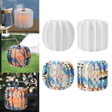 Maxbell Lampshade Sturdy Waterproof Light Protective Cover for Office Bedroom Adults White A