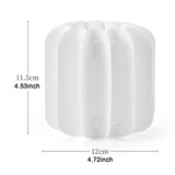 Maxbell Lampshade Sturdy Waterproof Light Protective Cover for Office Bedroom Adults White B