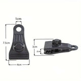 Maxbell 10Pcs Tarp Clips Set Sturdy and 10 Carabiner Clips for Canvas Camping Banner