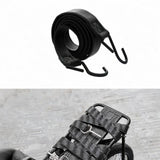Maxbell Bicycle Bungee Cord Tying Rope Elastic Strap for Suitcase Camping Cargo Rack black