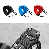Maxbell Bicycle Bungee Cord Tying Rope Elastic Strap for Suitcase Camping Cargo Rack black