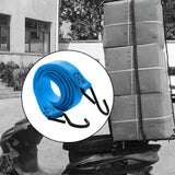 Maxbell Bicycle Bungee Cord Tying Rope Elastic Strap for Suitcase Camping Cargo Rack blue