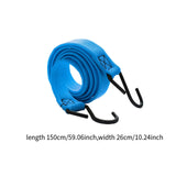 Maxbell Bicycle Bungee Cord Tying Rope Elastic Strap for Suitcase Camping Cargo Rack blue