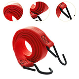 Maxbell Bicycle Bungee Cord Tying Rope Elastic Strap for Suitcase Camping Cargo Rack red