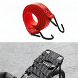 Maxbell Bicycle Bungee Cord Tying Rope Elastic Strap for Suitcase Camping Cargo Rack red