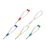 Maxbell Fly Tying Tool Ceramic Tip Bobbin Holder Portable Sturdy Fly Tying Equipment Red