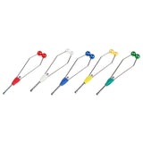 Maxbell Fly Tying Tool Ceramic Tip Bobbin Holder Portable Sturdy Fly Tying Equipment Red