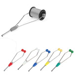 Maxbell Fly Tying Tool Ceramic Tip Bobbin Holder Portable Sturdy Fly Tying Equipment Red