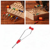 Maxbell Fly Tying Tool Ceramic Tip Bobbin Holder Portable Sturdy Fly Tying Equipment Red