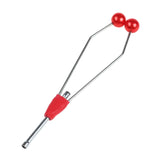 Maxbell Fly Tying Tool Ceramic Tip Bobbin Holder Portable Sturdy Fly Tying Equipment Red