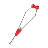 Maxbell Fly Tying Tool Ceramic Tip Bobbin Holder Portable Sturdy Fly Tying Equipment Red