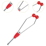 Maxbell Fly Tying Tool Ceramic Tip Bobbin Holder Portable Sturdy Fly Tying Equipment Red