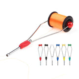 Maxbell Fly Tying Tool Ceramic Tip Bobbin Holder Portable Sturdy Fly Tying Equipment Red