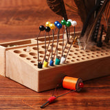 Maxbell Fly Tying Tool Ceramic Tip Bobbin Holder Portable Sturdy Fly Tying Equipment Red