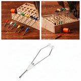 Maxbell Fly Tying Tool Ceramic Tip Bobbin Holder Portable Sturdy Fly Tying Equipment White