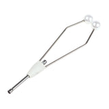 Maxbell Fly Tying Tool Ceramic Tip Bobbin Holder Portable Sturdy Fly Tying Equipment White