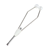 Maxbell Fly Tying Tool Ceramic Tip Bobbin Holder Portable Sturdy Fly Tying Equipment White