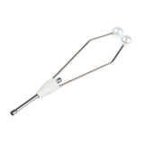 Maxbell Fly Tying Tool Ceramic Tip Bobbin Holder Portable Sturdy Fly Tying Equipment White