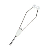 Maxbell Fly Tying Tool Ceramic Tip Bobbin Holder Portable Sturdy Fly Tying Equipment White
