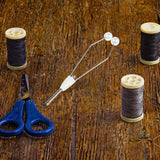 Maxbell Fly Tying Tool Ceramic Tip Bobbin Holder Portable Sturdy Fly Tying Equipment White