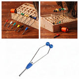 Maxbell Fly Tying Tool Ceramic Tip Bobbin Holder Portable Sturdy Fly Tying Equipment Blue