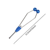 Maxbell Fly Tying Tool Ceramic Tip Bobbin Holder Portable Sturdy Fly Tying Equipment Blue