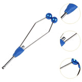 Maxbell Fly Tying Tool Ceramic Tip Bobbin Holder Portable Sturdy Fly Tying Equipment Blue