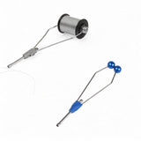 Maxbell Fly Tying Tool Ceramic Tip Bobbin Holder Portable Sturdy Fly Tying Equipment Blue