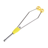 Maxbell Fly Tying Tool Ceramic Tip Bobbin Holder Portable Sturdy Fly Tying Equipment Yellow