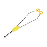 Maxbell Fly Tying Tool Ceramic Tip Bobbin Holder Portable Sturdy Fly Tying Equipment Yellow