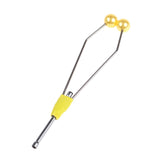 Maxbell Fly Tying Tool Ceramic Tip Bobbin Holder Portable Sturdy Fly Tying Equipment Yellow