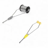 Maxbell Fly Tying Tool Ceramic Tip Bobbin Holder Portable Sturdy Fly Tying Equipment Yellow