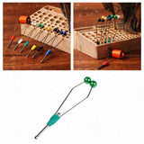 Maxbell Fly Tying Tool Ceramic Tip Bobbin Holder Portable Sturdy Fly Tying Equipment Green