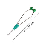 Maxbell Fly Tying Tool Ceramic Tip Bobbin Holder Portable Sturdy Fly Tying Equipment Green