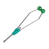 Maxbell Fly Tying Tool Ceramic Tip Bobbin Holder Portable Sturdy Fly Tying Equipment Green