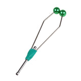 Maxbell Fly Tying Tool Ceramic Tip Bobbin Holder Portable Sturdy Fly Tying Equipment Green