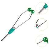 Maxbell Fly Tying Tool Ceramic Tip Bobbin Holder Portable Sturdy Fly Tying Equipment Green