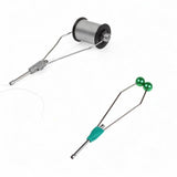 Maxbell Fly Tying Tool Ceramic Tip Bobbin Holder Portable Sturdy Fly Tying Equipment Green