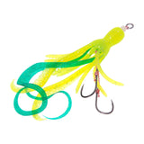Maxbell Squid Fishing Lure Freshwater Realistic Lake Gift with Sharp Hooks Soft Lure Fluorescent Green