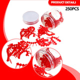 Maxbell 250x Dynamic Teasing Fishing Soft Beads Gifts Lifelike Floating Action Lures 4mm