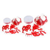 Maxbell 250x Dynamic Teasing Fishing Soft Beads Gifts Lifelike Floating Action Lures 4mm