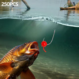 Maxbell 250x Dynamic Teasing Fishing Soft Beads Gifts Lifelike Floating Action Lures 4mm