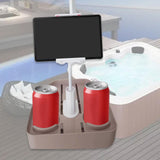 Maxbell Tub Tray Table Non Slip for Pool Accessory  Wall above Ground Bathtub