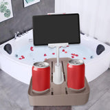 Maxbell Tub Tray Table Non Slip for Pool Accessory  Wall above Ground Bathtub