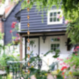 Maxbell Rain Chain for Gutters Sturdy Replacement of Downspout for Garden Yard Villa